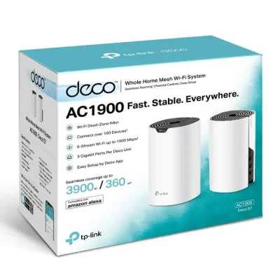 TP-Link Deco S7 (2-Pack) AC1900 Whole Home Dual Band Mesh Wi-Fi System - Image 5