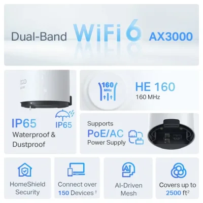TP-Link Deco X50-Outdoor AX3000 Dual-Band Mesh Router (1 Pack) - Image 6