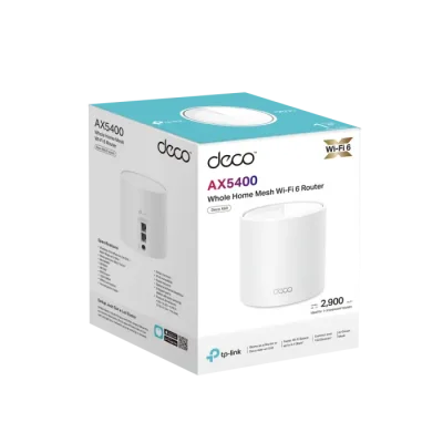 Tp-Link DECO X60 AX5400 Whole Home Mesh Wi-Fi 6 System - 1-PACK - Image 4