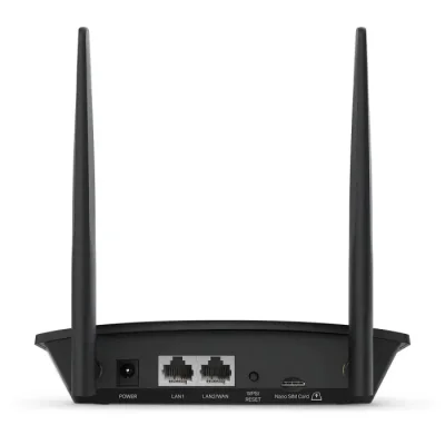 TP-Link MR100 300Mbps 2 ANTENNA Wireless and 4G LTE wifi Router - Image 3