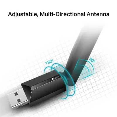 TP-Link T2U Plus AC600 Dual Band USB WiFi Adapter - Image 2