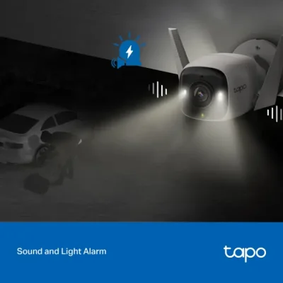 TP-Link Tapo C320WS 4MP Outdoor Wi-Fi Night Vision Security Camera - Image 3