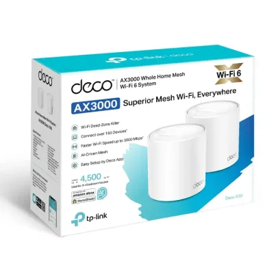 TP-Link Deco X50 AX3000 Dual Band Mesh Router (2-Pack) - Image 4