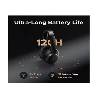 UGREEN Studio Pro HiTune Max6 HP206 (55687) ANC Bluetooth Black Over-Ear Headphone - Image 2
