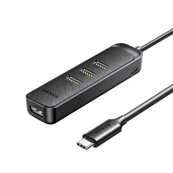 UGREEN CM456 USB-C to USB 3.0 4-Port Hub 5Gbps High-Speed Adapter (90890)