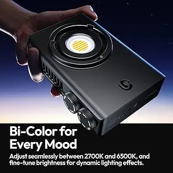 Ulanzi C01 100W Bi-Color COB LED Light with Condenser Lens - Image 2
