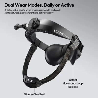 Ulanzi HERO 01 Head Strap Mount Action Camera Mount - Image 3