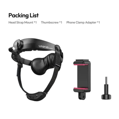 Ulanzi HERO 01 Head Strap Mount Action Camera Mount - Image 5