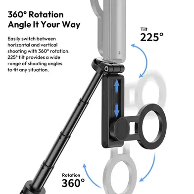 ULANZI JJ03 3-in-1 Pocket Magnetic Mini Tripod - Image 4