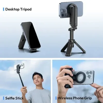 ULANZI JJ03 3-in-1 Pocket Magnetic Mini Tripod - Image 3
