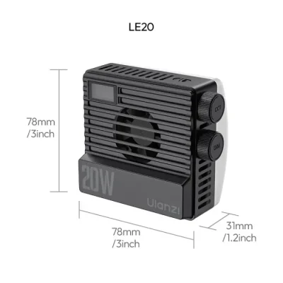 ULANZI LE20 RGB Video Light, 20W Pocket Camera Light - Image 7