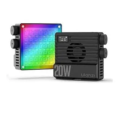 ULANZI LE20 RGB Video Light, 20W Pocket Camera Light