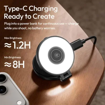 ULANZI LM19 Magnetic Selfie Light, LED Phone Ring Light For IPhone MagSafe - Image 3