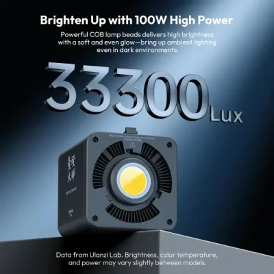 Ulanzi ML100 RGB Rechargeable COB LED Video Light 100W - Image 5
