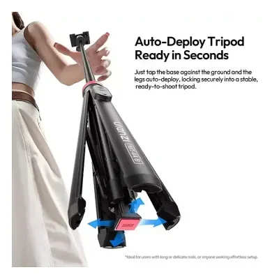 ULANZI MT-44B 2-IN-1 SELFIE STICK TRIPOD for Camera & Smartphone - Image 4