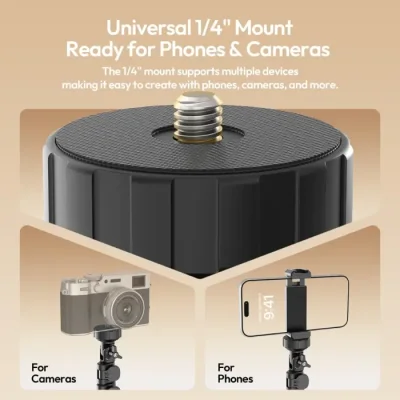 Ulanzi MT13 Flexible Gooseneck Phone Tripod with 1/4" Universal Mount - Image 4