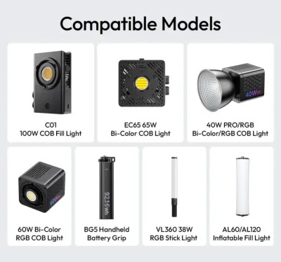 Ulanzi RH-PD100W GEN Power Adapter for Video Light - Image 4