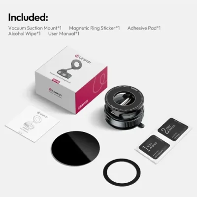 Ulanzi SK-25 Vacuum Suction Magnetic Phone Mount with 360° Rotation - Image 6