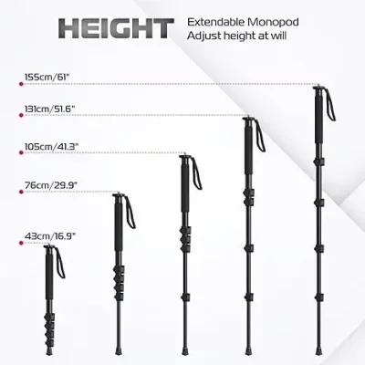 ULANZI TB12 61 Inch Camera Monopod - Image 2