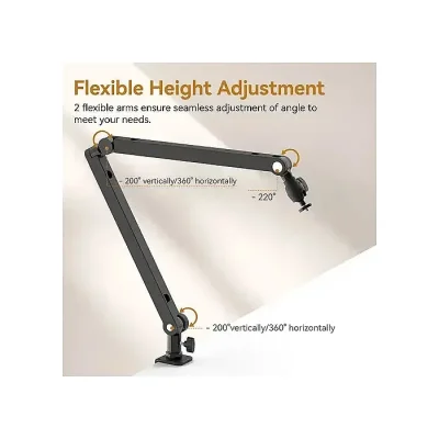 Ulanzi TM01 Microphone Boom Arm with Desk Mount - Image 3