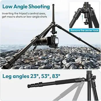 Ulanzi TT53 1.8M Traveler Uka Tripod Lightweight Tripod - Image 3