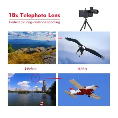 18X25 Monocular Zoom Telephoto Mobile Phone Lens with Tripod – Portable Mini Telescope for Camping & Tourism - Image 2