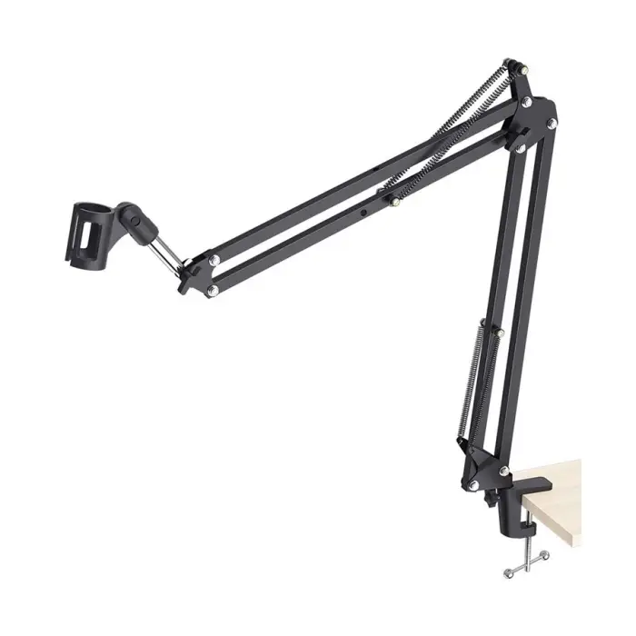 Universal Adjustable Metal Desktop Table Boom Arm Stand Desk Clamp Mount for Gaming/Podcast/Streaming