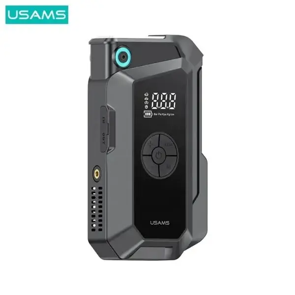 USAMS ZB287 QCB Series 2-in-1 60W 8000mAh Car Jump Starter with Air Compressor Inflator