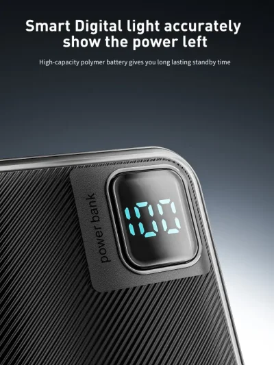 VEN-DENS VD-PB060 10000mAh 22.5W Power Bank with Built-in Cables - Image 2