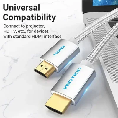 VENTION AABIH Cotton Braided HDMI Cable 2M - Image 2
