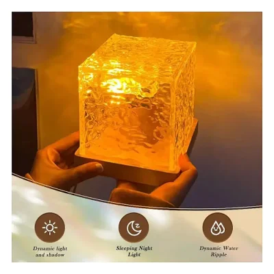 Water Pattern USB Dynamic Light Stunning LED Projector for Relaxing Ambiance, 16 in 1 USB Dynamic Water Pattern Light - Image 2