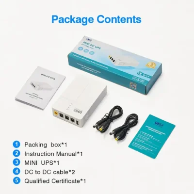 WGP Optima 302 27W 13500mAH Mini DC UPS for Router ONU & Camera 5V,9V,12V, 12V Output - Image 4