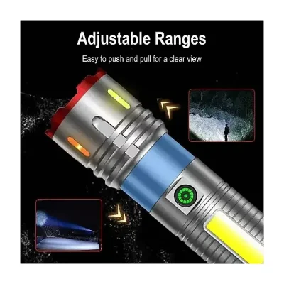 X03 Rechargeable Torch Light with Aluminum Alloy Body - Image 3