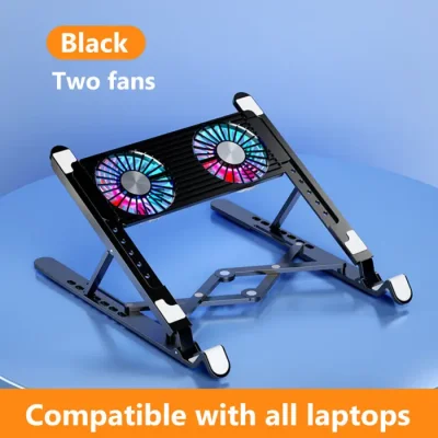 X3 Universal RGB Laptop Cooling Stand with Big Fan - Image 2