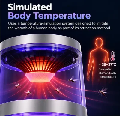 Xiaomi Qualitell X2 Ultra Electric Mosquito Killer and Dual-turbo air duct flying insect suction - Image 3