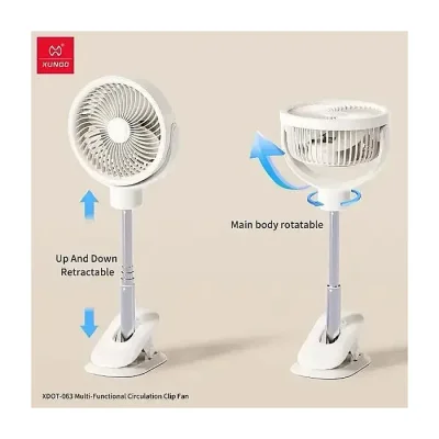 XUNDD XDOT-063 Desktop Clamp Circulating Fan 6000mAh - Image 4
