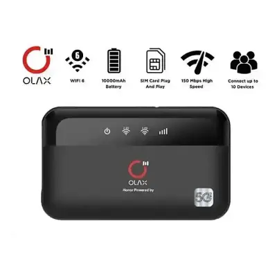 OLAX M100 WiFi 6 10000mah 5G Pocket Router