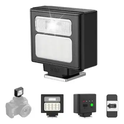 ULANZI SL02 Spark Camera Mini Flash Speedlite With Video Light...