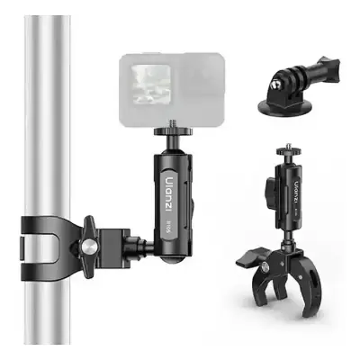 ULANZI R105 Bicycle Rail Mount Clamp Camera Mount with 360° Dual...