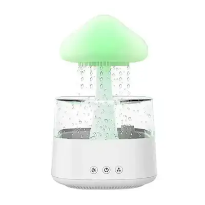 CH08 PRO 5 IN 1 Bluetooth Speaker with Colourful Raindrop Humidifier with 7 Colors