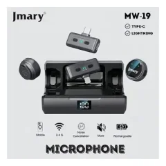 Jmary MW-19 Wireless Microphone for Type-C & lightning iphone