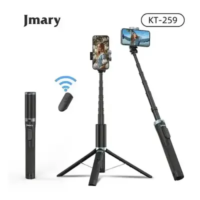 JMARY KT-259 Camera Phone Selfie Stick and Mini Tripods with...