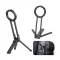 ULANZI MA30 Magnetic Phone Tripod Stand for iPhone Aluminium Maglock Smartphone Mini Tripod Pocket Cell Phone Stand Dual-Sided Magnet Quick Mount Compatible with iPhone 16 15 14 13 12 Magsafe - 3
