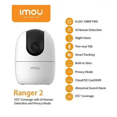 Dahua imou Ranger 2 IP Camera with 360 Degree Coverage...