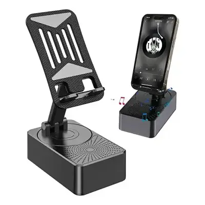 3 in 1 Portable Foldable Mobile Phone Holder with Bluetooth...