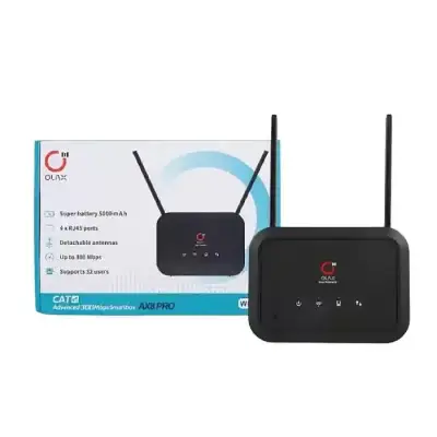 OLAX AX8 Pro WIFI 6 5000mah Battery With SMA Antenna 4g/5g with...