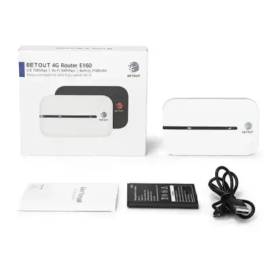 Setout E160 4G WIFI Router 4G LTE Mobile WIFI sim card router...
