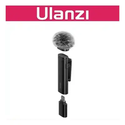 ULANZI WM-10 Wireless Lavalier Microphone, 2.4GHz Mini Lapel...