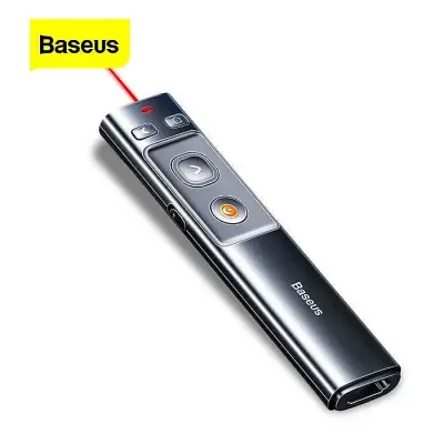 BASEUS Orange Dot Wireless Presenter (Red Laser) PPT Flip Pen