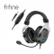 FIFINE AmpliGame H3 RGB Headset with 3.5mm TRRS Jack for PS4/5, Xbox, Switch, In-line Volume & Mute Control - 1